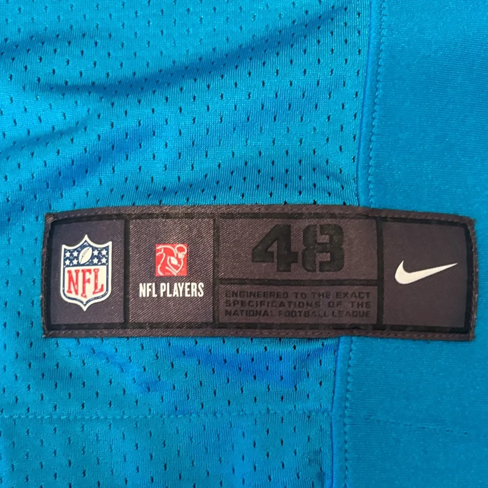 Carolina Panthers nike Cam Newton #1 Jersey Sz. 48 - Picture 9 of 10
